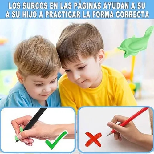 PROMOCIÓN 4 x 1 LLEVA 4 LIBROS DIDACTICOS REUTILIZABLE PARA TUS HIJOS, + 10 MINAS DE TINTA MÁGICA